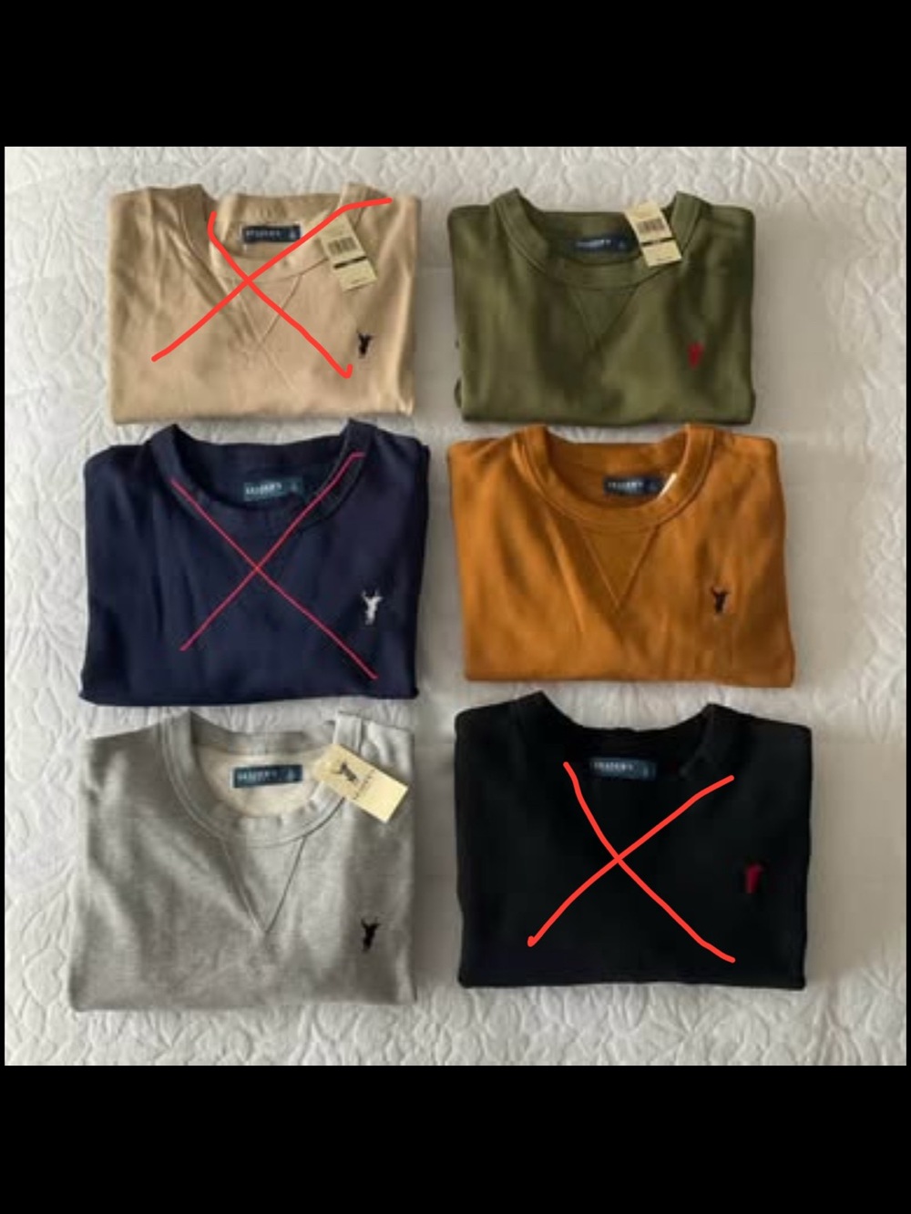LEADER’S JERSEY
 Men's Crewneck Sweater- Military Green, Gray, Caramel